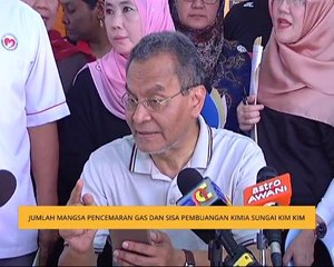 Jumlah mangsa pencemaran gas dan sisa pembuangan kimia Sungai Kim Kim