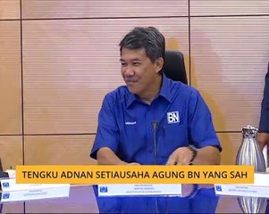 Tengku Adnan Setiausaha Agung BN yang sah