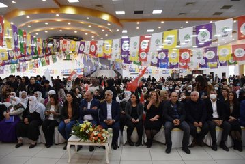 HDP Eş Genel Başkanı Sancar, partisinin Nusaybin kongresinde konuştu