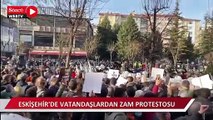 Eskişehir'de zam protestosuna polis müdahalesi