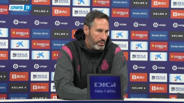 Vicente Moreno: Ganar este tipo de partidos nos puede dar mucho