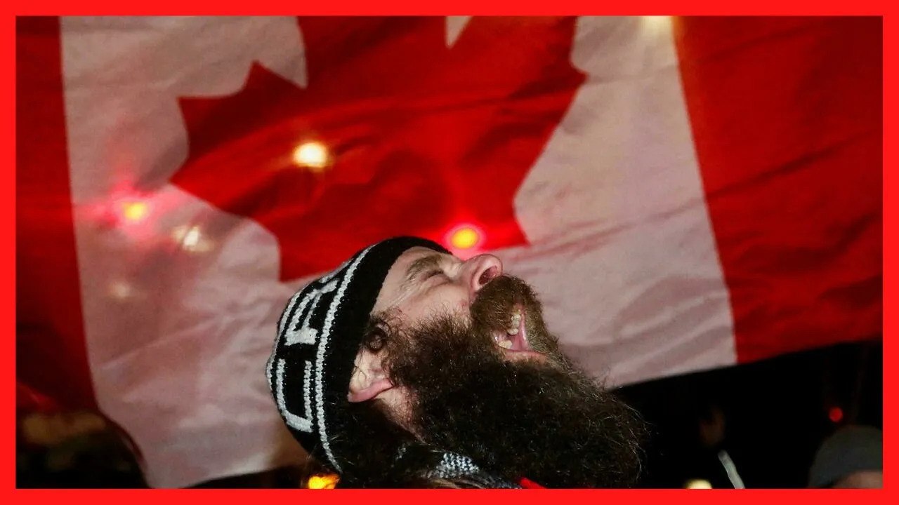 Au Canada, les "Convois de la liberté" maintiennent le blocus d'un axe frontalier majeur