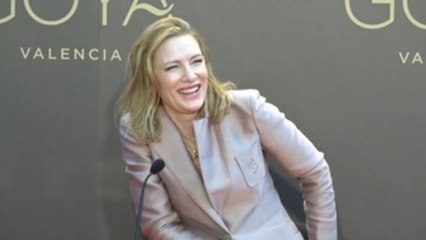 Cate Blanchet, estrella y no diva, primer Goya Internacional
