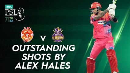 Outstanding Shots By Alex Hales | Islamabad United vs Quetta Gladiators | Match 18 | HBL PSL 7 | ML2G