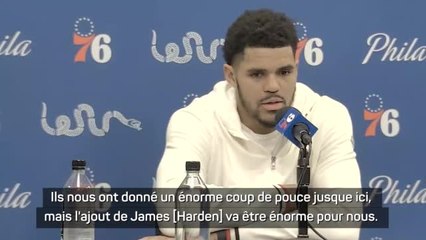 76ers - Harris ravi de voir débarquer Harden