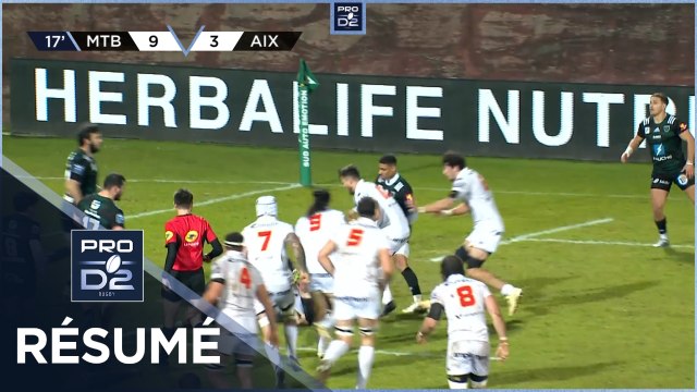 PRO D2 - Résumé US Montauban-Provence Rugby: 18-22 - J20 - Saison 2021/2022