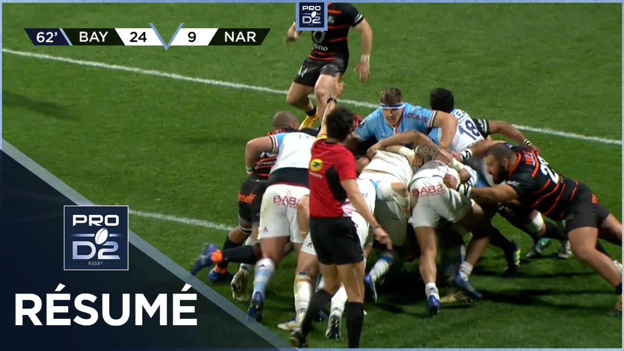 PRO D2 - Résumé Aviron Bayonnais-RC Narbonnais: 41-16 - J20 - Saison 2021/2022