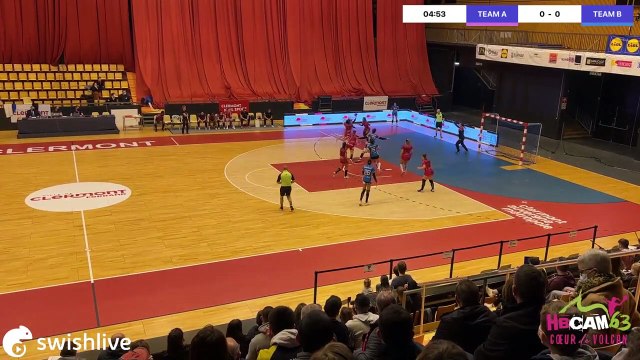 Swish Live - Handball Clermont Auvergne Metropole 63 - Bouillargues Handball Nîmes Métropole - 7556596