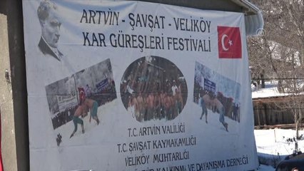 "25. Uluslararası Kar Üstü Karakucak Güreşleri" yapıldı