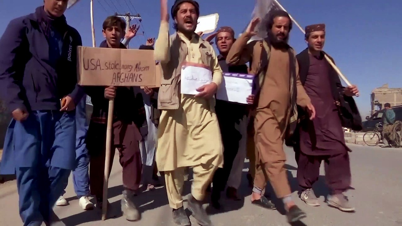 Protest in Kabul: 3,5 Mrd.Dollar Afghanisches Staatsgeld für 9/11 Opfer