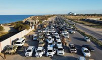 Misrata'dan yola çıkan askeri konvoy Trablus'a giriş yaptı