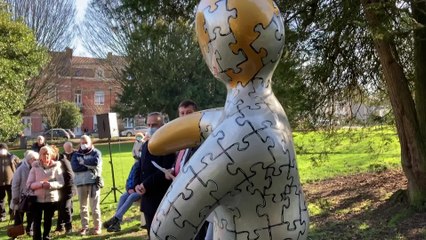 Tournai: une "poupée puzzle" en mémoire des victimes de la route