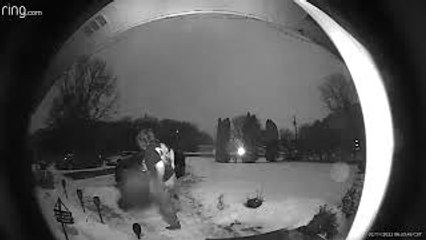 Icy Steps Turn Into Slip-and-Slide