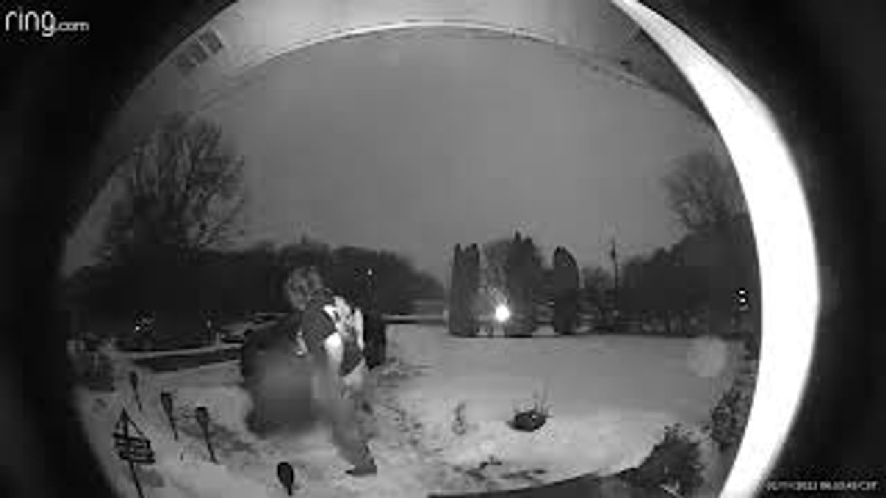 Icy Steps Turn Into Slip-and-Slide