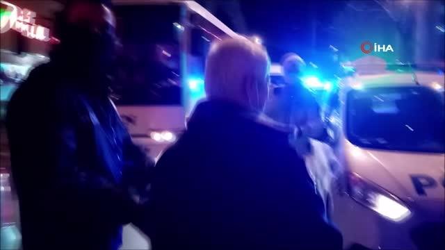 Yol ortasında direksiyon başında sızdı, polis fark etti