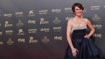 Aitana Sánchez-Gijón pasa por la alfombra roja de los Goya como nominada por primera vez