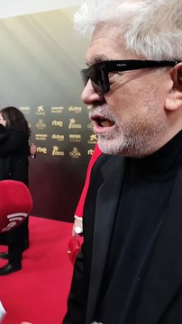 Pedro Almodóvar en la alfombra roja de los premios Goya 2022