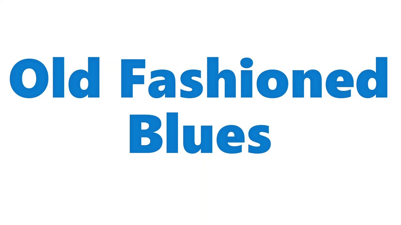 Old Fashioned Blues   Dr. Robert Ownby of the Official Blues Hall of Fame.