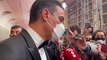 Pedro Sánchez a su llegada a la alfombra roja de la 36ª edición de los Premios Goya