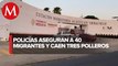 En Veracruz fueron asegurados 40 migrantes; hay tres detenidos