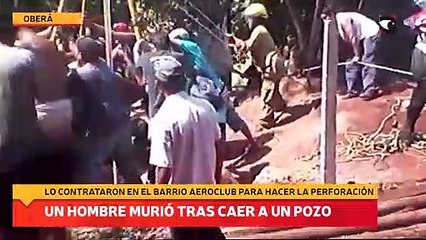 Un hombre murió tras caer a un pozo