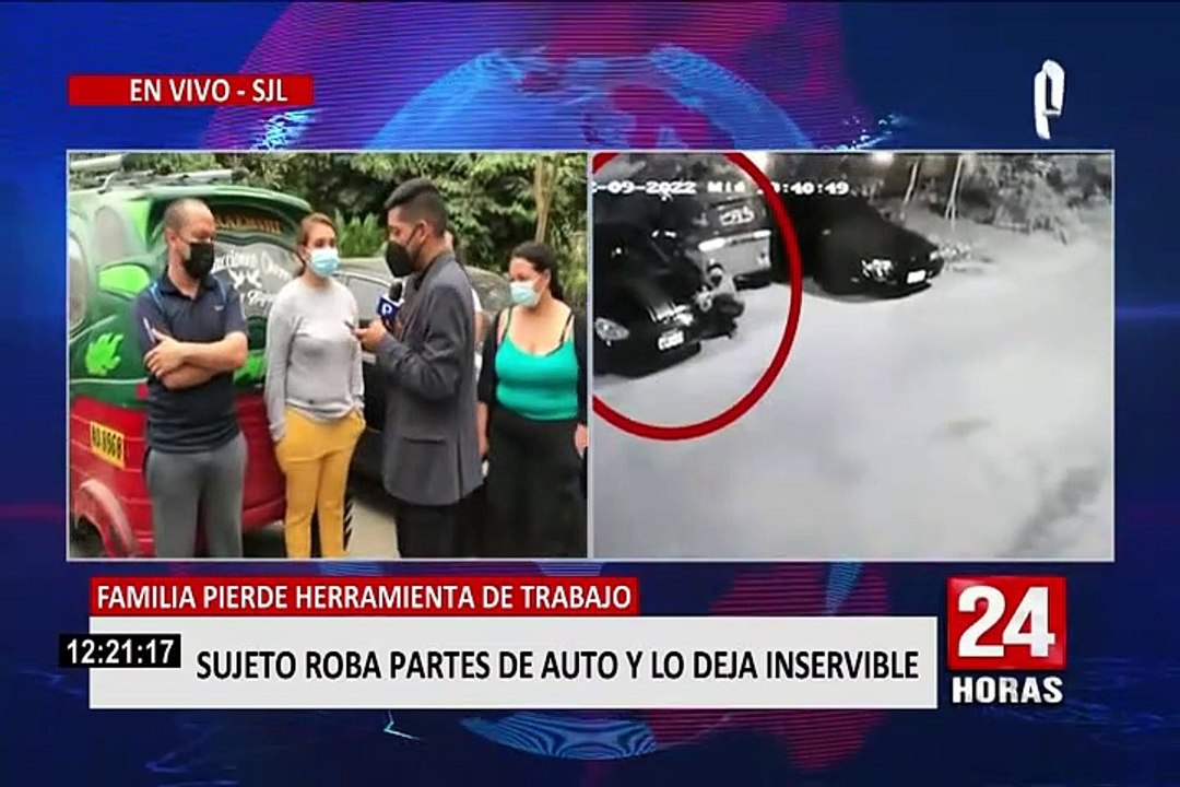SJL: Vecinos exigen mayor presencia policial tras robo de autopartes a pareja venezolana