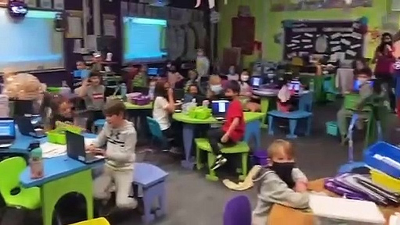 La réaction des enfants quand ils apprennent qu’ils ne seront plus obligés de porter le masque en classe