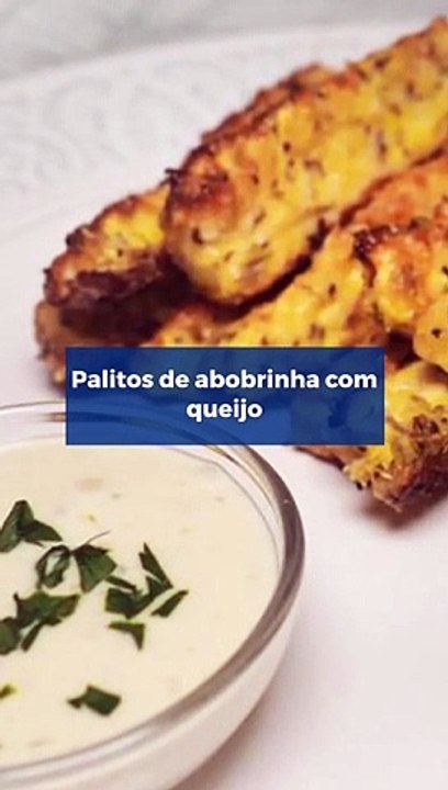 Palitos de abobrinha com queijo #Shorts