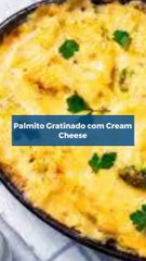 Palmito Gratinado com Cream Cheese #Shorts