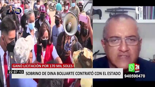 Sobrino de Dina Boluarte realizó contrataciones con el Estado, reveló informe de Contraloría