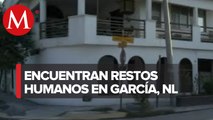 Ministeriales se movilizan tras el hallazgo de restos humanos en García