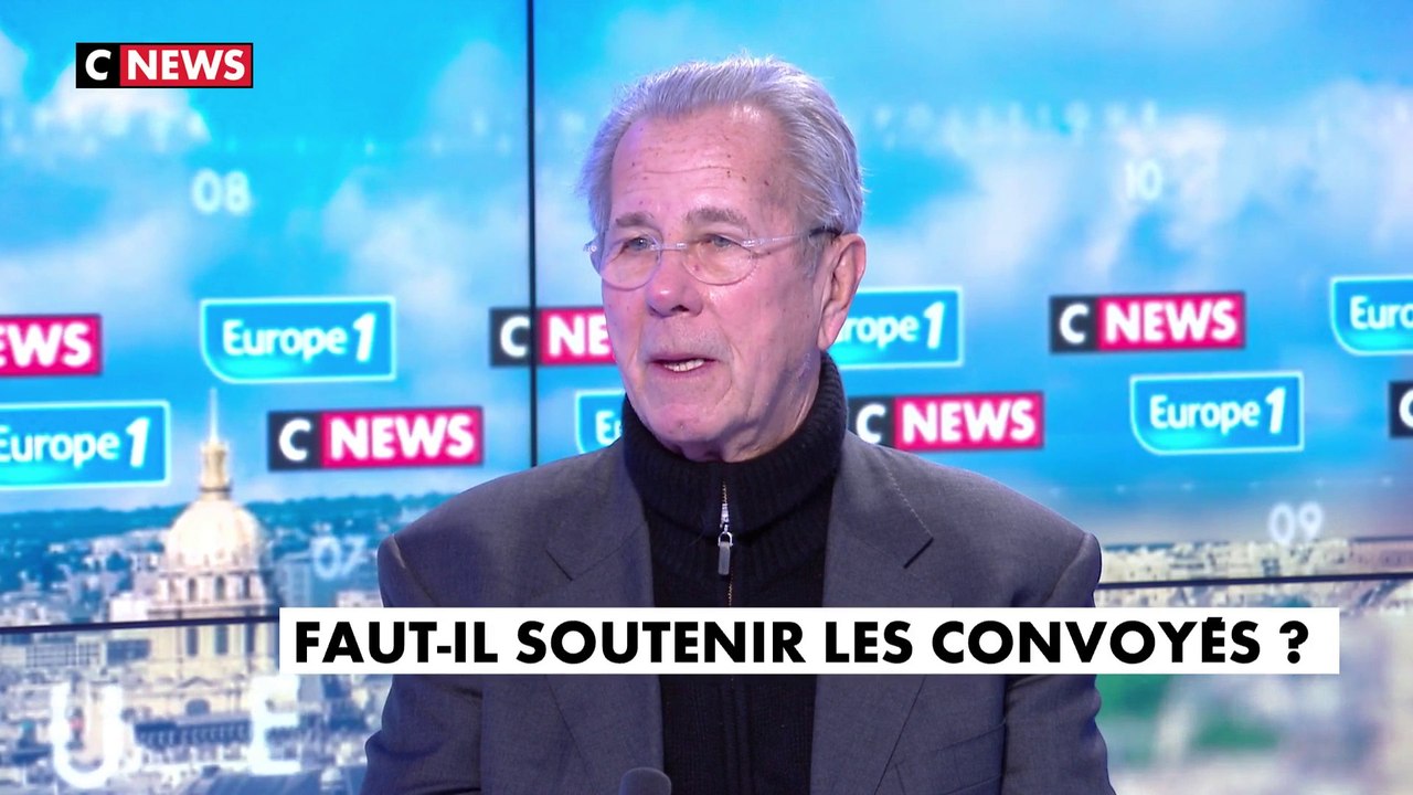 Jean-Louis Debré à propos du convoi de la liberté : «On a bien fait d'éviter que la capitale soit complètement paralysée»