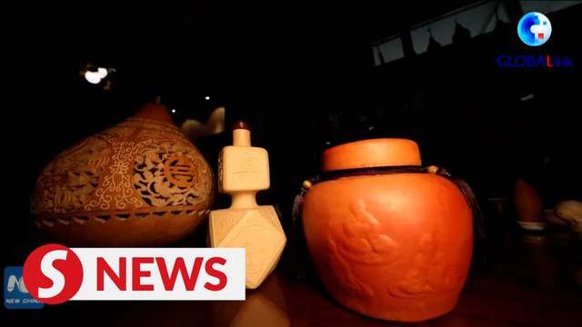 Chinese artist greets Beijing Winter Olympics with gourd pyrography