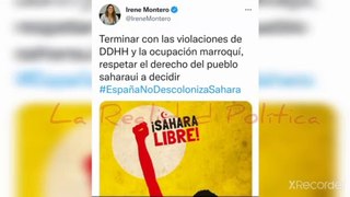 Hemeroteca: Irene Montero y la libertad del Sáhara..se queja de la ocupación Marroquí, y la de aquí?