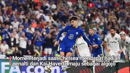 Tertangkap Kamera, Antonio Rudiger Berlutut Sambil Panjatkan Doa Saat Kai Havertz Tendang Penalti