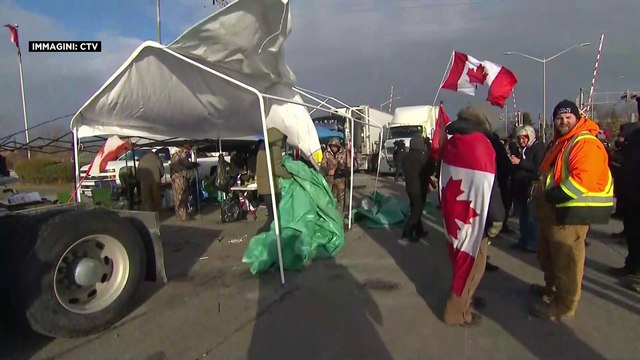 Canada, via i camion dal confine, ma le proteste si intensificano