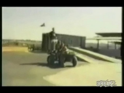 Chick Slams 4-Wheeler Into Semi Truck