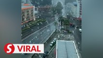 Snowing in Sabah? No, just a slow motion video of rain, says Met Dept