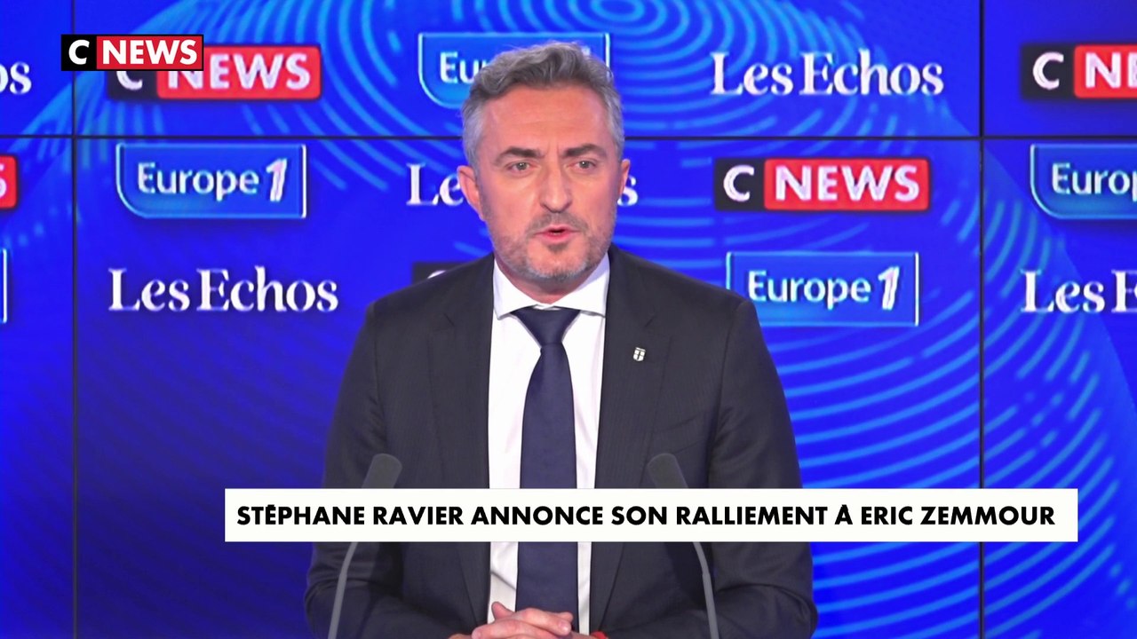 Stéphane Ravier, ex-membre du RN annonce son ralliement à Eric Zemmour