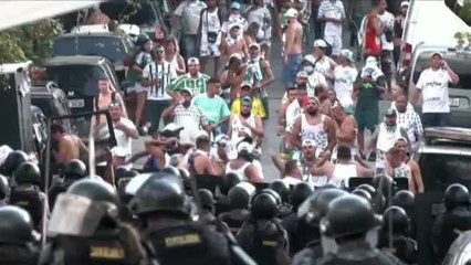 Muere de un disparo un aficionado del Palmeiras en los disturbios en Sao Paulo