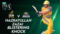 Hazratullah Zazai Blistering Knock | Peshawar Zalmi vs Karachi Kings | Match 19 | HBL PSL 7 | ML2G