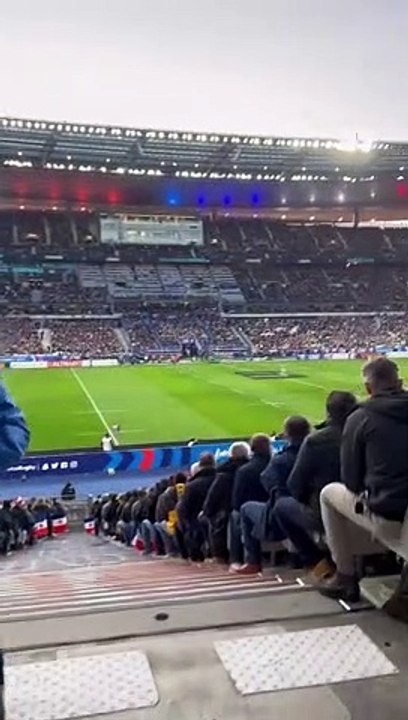 Laure Manaudou a assisté au match France-Irland...