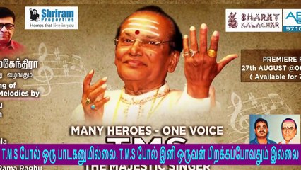 TRIBUTE TO T. M. SOUNDARARAJAN LEGEND - THE MAJESTIC SINGER l By YGM &- S J SURYA