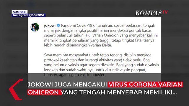Presiden Jokowi Sebut Angka Covid-19 Indonesia Saat Ini Mendekati Puncak Kasus Seperti Juli 2021
