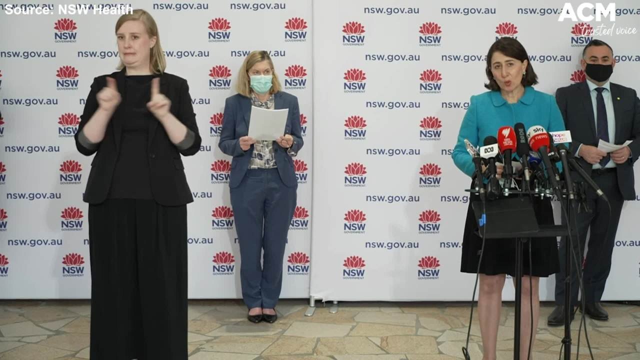 1,029 new cases in NSW sees lockdown extended  on Thursday – Gladys Berejiklian COVID-19 Press Conference | August 25, 2021, ACM