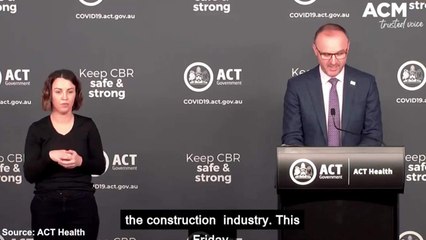 Télécharger la video: Canberra records 20 new cases on Wednesday - Andrew Barr COVID-19 Press Conference | September 8, 2021, ACM