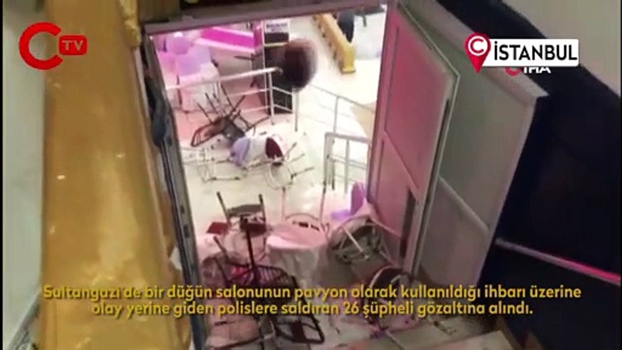 Sultangazi'de pavyon ihbarına giden polislere saldırı