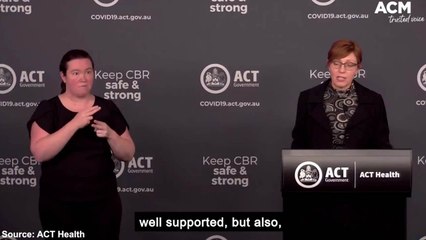 Download Video: ACT records 40 new cases on Friday - Rachel Stephen-Smith COVID-19 Press Conference | October 1, 2021 | Canberra Times