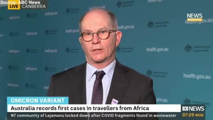 Omicron is "a variant of concern" - CMO Paul Kelly Interview | November 29, 2021 | ACM