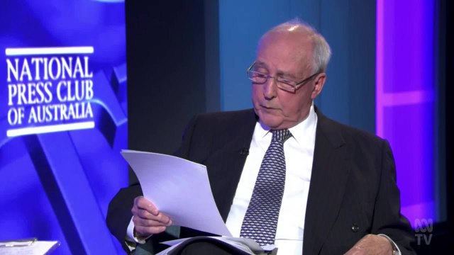 Paul Keating speaks at National Press Club | November 10, 2021 | ACM